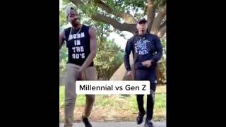 Millennial Vs Gen Z dance off! Tik Tok compilation