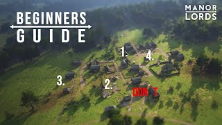 BEGINNERS Guide - How to START in Manor Lords Early Access