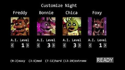 what happens when you put 1/9/8/7 in custom night ?