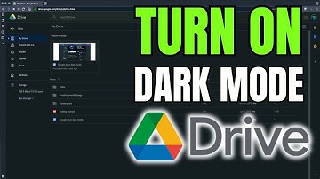 How to Change Google Drive to Dark Mode | Turn ON Dark Mode Google Drive