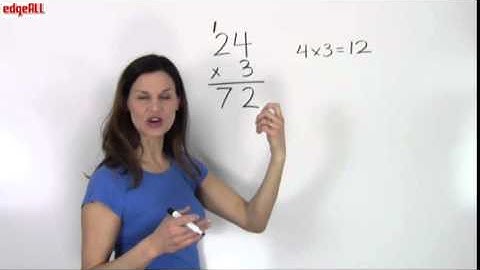 Multiply By 1 Digit Numbers With Regroup