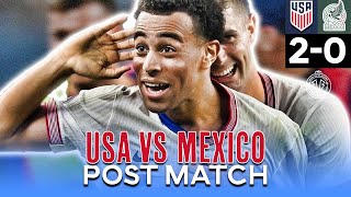 DOS A CERO USMNT vs Mexico Nations League Reaction with Coach Beard | Men in Blazers post-match