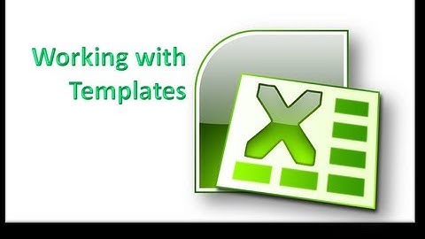 Excel 2010 Working with Built-In Templates Exercise 3
