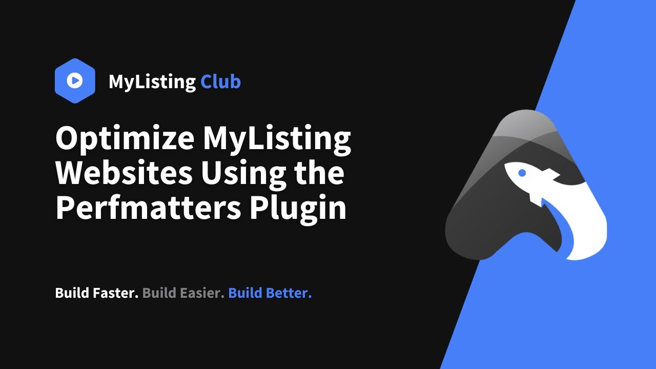New MyListing Theme Tutorial - Optimize MyListing Websites Using the Perfmatters Plugin