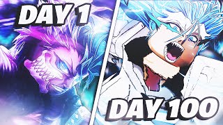 Spending 100 Days As GRIMMJOW In Type Soul