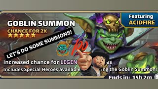 Empires & Puzzles - 18OX GOBLIN SUMMONS - Did we land on our first Legendary Goblin? 🤞🤞🤞