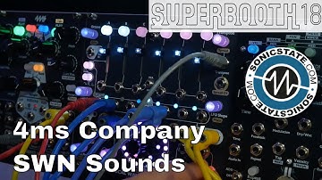 Superbooth 2018: 4ms Spherical Wavetable Navigator - More Sounds Demo!