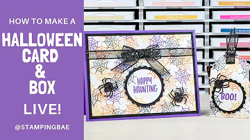 DIY Paper for Halloween Card & Box | Stampin' Up!