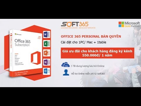 Unbox and install Office 365 Personal 2019 - YouTube