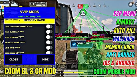 NEW CHEAT CALL OF DUTY MOBILE 2025 | APK MOD MENU CODM MOBILE | AIMBOT AIM LOCK ESP HACK WALLHACK