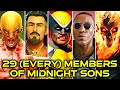 29 (Every) Members Of Midnight Sons Mystical Brutal Avengers-Like Team Against Supernatural Threats