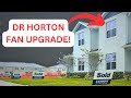 How to Replace DR Horton Bedroom Lights with Ceiling Fans | Easy DIY Home Upgrade