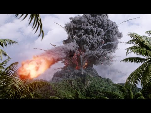 火山のテーマパークが噴火し地獄と化す／映画『ボルケーノ・パーク』予告編
