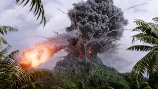 火山のテーマパークが噴火し地獄と化す／映画『ボルケーノ・パーク』予告編