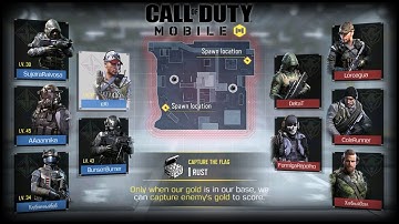 Call of Duty Mobile Capture The Flag Gameplay - Nuke on Rust (No Commentary) (Emulator)