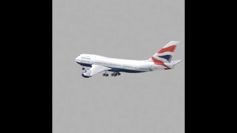 747 British 3D Model by NoneCG