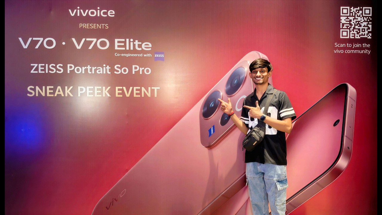 My First Brand Invite! Vivo V70 & V70 Elite Sneak Peek Event (Surat) Vlog 38