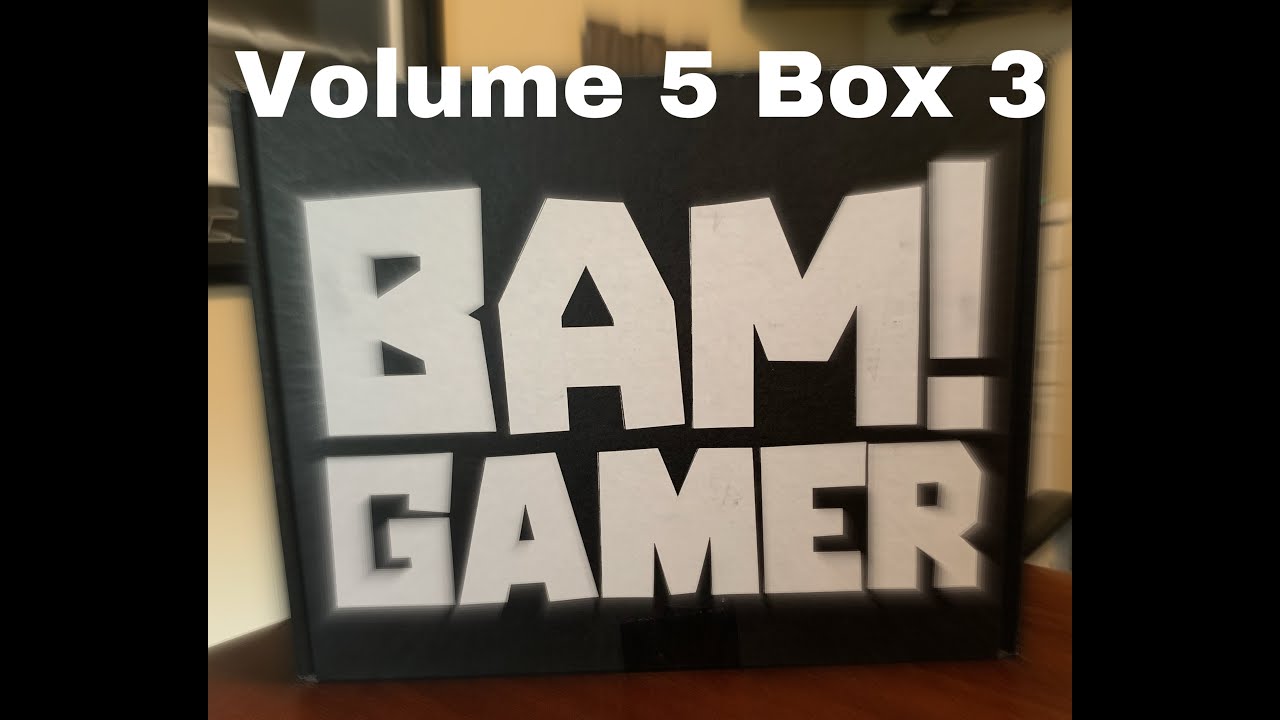 Unboxing The BAM! Gamer Box Volume 5 Box 3!!!!!!!