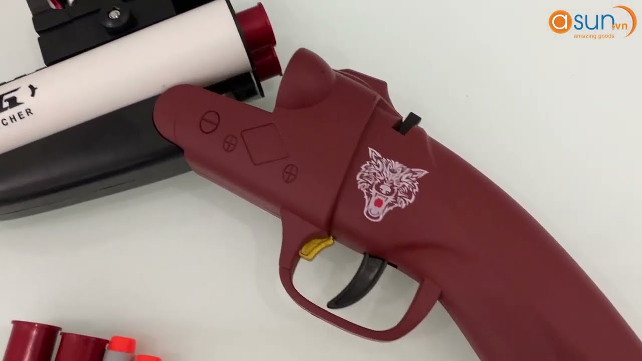 Súng Shotgun hoa cải văng shell S021 bắn đạn xốp Asun.vn YouTube