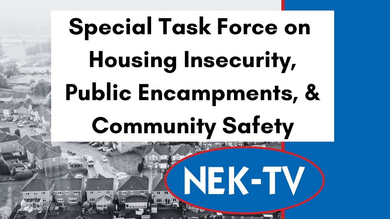Newport City Special Task Force: Housing Insecurity, Public Encampments, Community Safety | 8/28/25