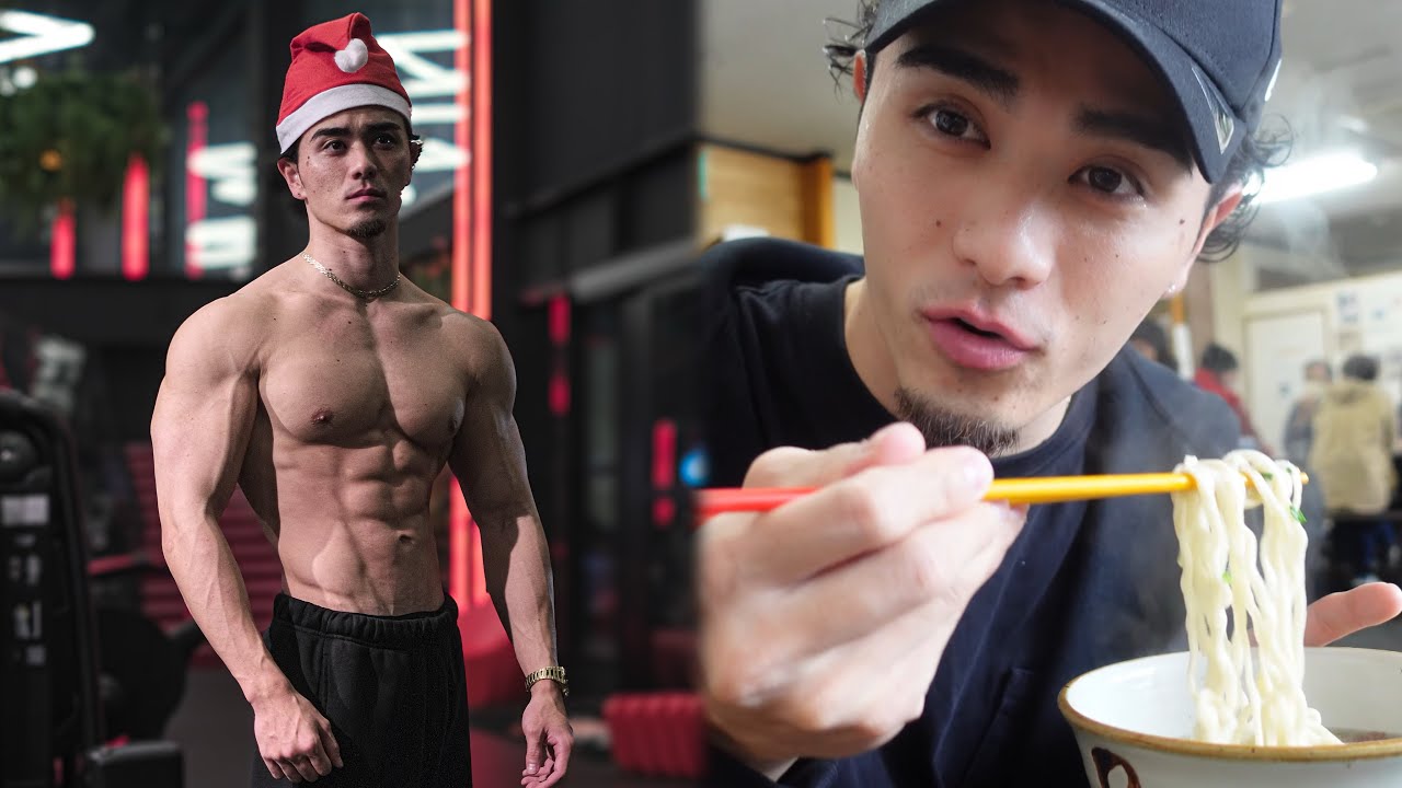 【腕.背中トレ】1泊2日のクリぼっち旅＆チートデイ！