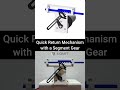 Quick Return Mechanism with a Segment Gear #3dprinting #machine #design #engineering #mechanic