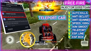 Mod Menu Free Fire Terbaru 2022 GodsTeam Injector Auto Kill + Teleport Anti Banned Auto Headshot 99%