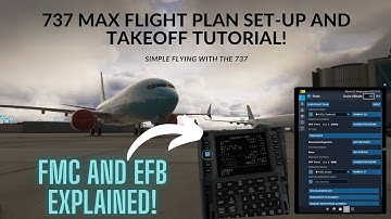 ✈︎737 MAX FULL EFB Set-Up And TAKEOFF Tutorial! : MSFS 2024