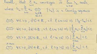 Lecture 15 - Series (cont)