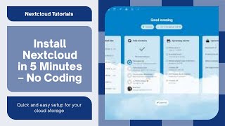 Install Nextcloud in 5 Minutes (2025) | Step by Step Cloud Storage Setup Without Coding