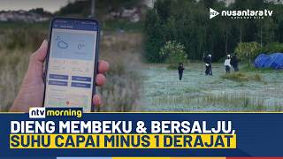 Heboh! Dieng Mendadak Jadi Negeri Salju, Wisatawan Ramai Berburu Fenomena Embun Es | NTV MORNING