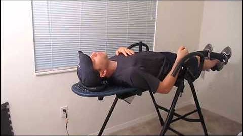Teeter Hang Ups Inversion Table - How I Invert on my table.