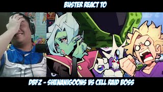 Buster Reaction to DBFZ - Shenanigoons vs Cell Raid Boss