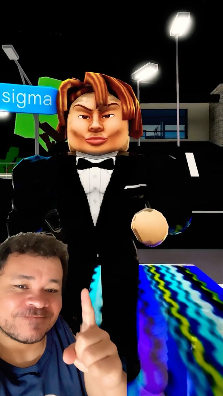 ELE VIROU O SIGMA BOY NO ROBLOX #mayumigames #sigmaboy #roblox