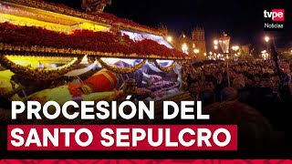 Semana Santa en Ayacucho: se realiza la procesión del Santo Sepulcro y la Virgen Dolorosa