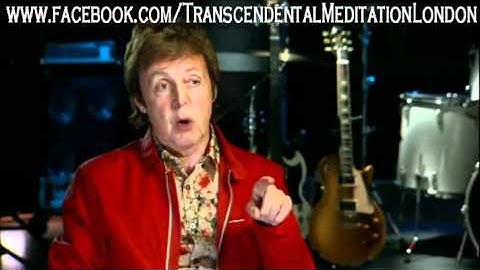 David Lynch interviews Paul McCartney about Meditation and Maharishi