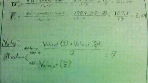 Statistics Mean, Median, Trim Mean