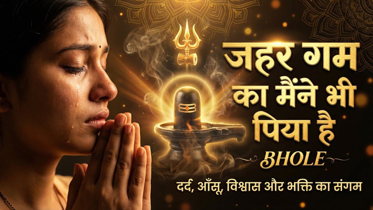 जहर गम का मैंने भी पिया है 😢 | Painful Shiv Bhajan | Heart Touching Emotional Bhakti Song 2026