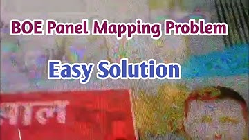BOE Panel Mapping Problem Easy Solution || How To Solve Mapping Problem of LED TV ||  Sk soni Group