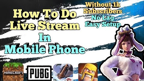 How To Live Stream On YouTube || Do Livestream With Phone