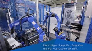 YASKAWA & HKCON - Zerspanungsanlage zur Bearbeitung von Tempergussfittings