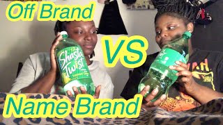 Name Brand vs Off Brand Soda