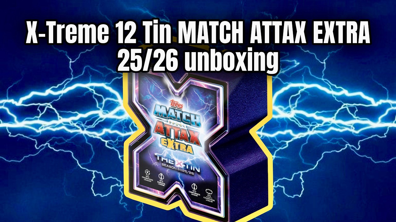 12 X-TINS MATCH ATTAX EXTRA 25/26 OPENING! 🔥 Black Edge, Chrome X & Relic Chase