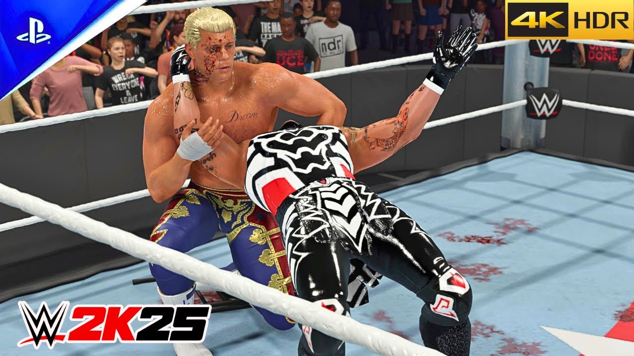 WWE 2K25 - Cody Rhodes vs. Penta | WWE Championship Match | PS5™ Pro [4K HDR]