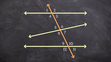 Geometry - Identifying Corresponding Angles from a Figure