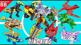 LEGO Combiner Dinoking ⚡️ Unboxing Speed Build How to make a Robot Transformers 6in1 Sembo 103145