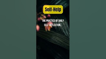 Daily Self-Reflection. #selfhelp #reflection #shorts