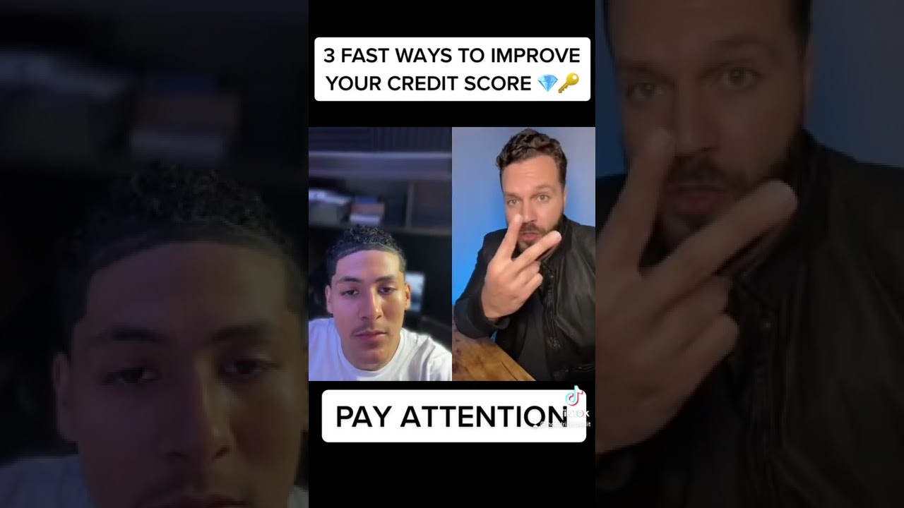 3 Fast Ways To Improve Your Credit Score!!?