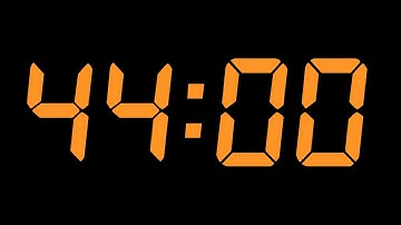 「44 Minutes Timer」 -  With Relaxing Music