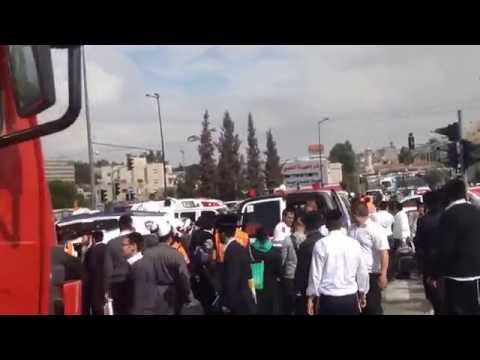 Live Footage at the scene of the terrorist attack in Jerusalem near Kikar Zvill!!